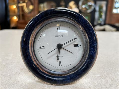 vintage gucci desk clock|Gucci Clock for sale .